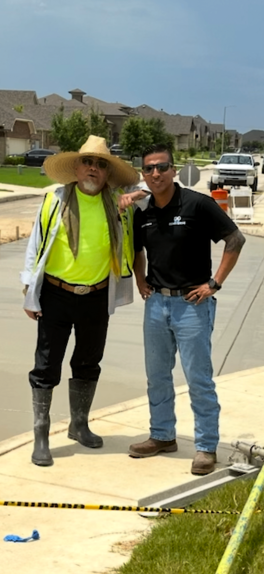City Concrete Construction veteran crew on jobsite